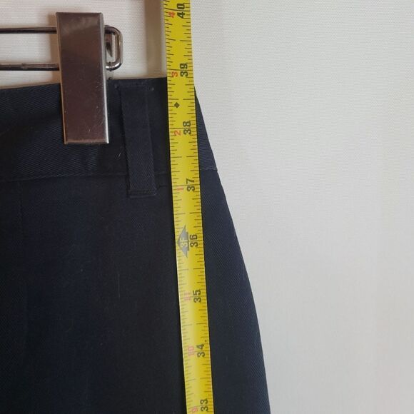 Denver Hayes Like New Classic Fit Casual Cotton Black Trousers - Picture 10 of 12